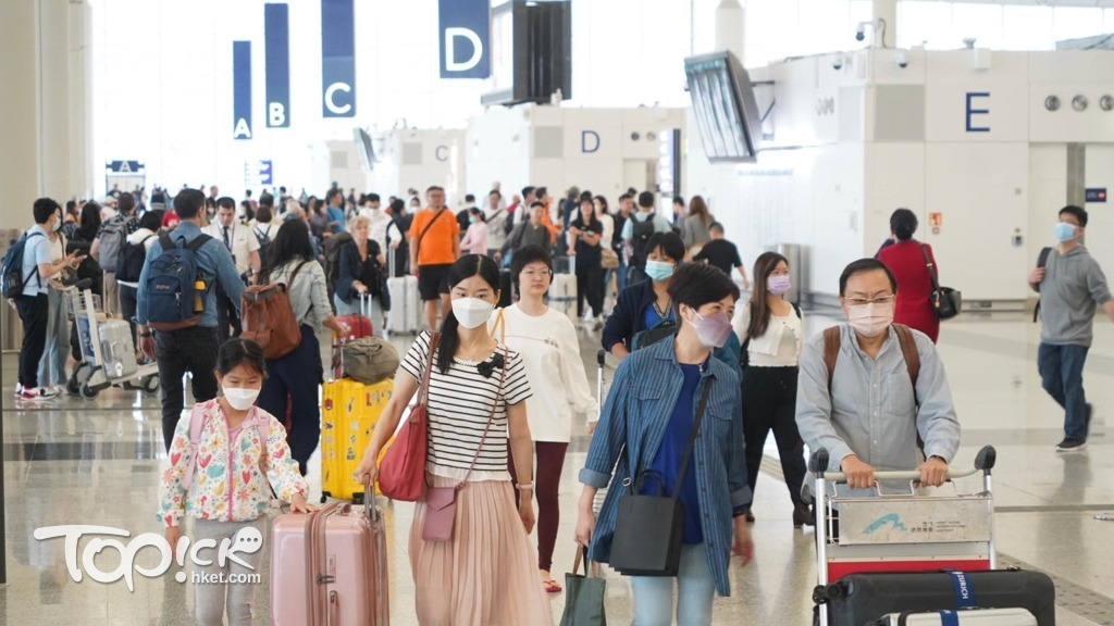 【出入境人次】截至晚上9時36.3萬人次離港 4月首4天累計逾142萬按月增逾4成